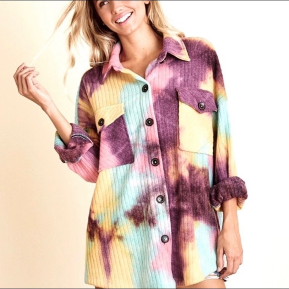 ❌LAST ONE Fabulous Oversized Boho Chic Shirt Jacket - Picture 3 of 4